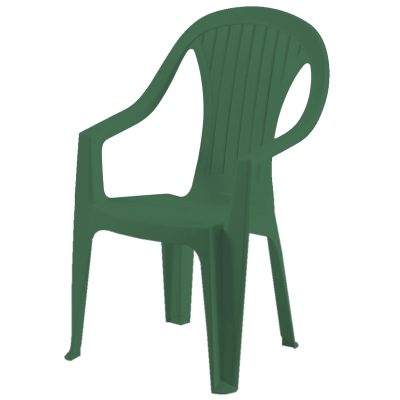Plastic Chairs Atlantide High Back Green