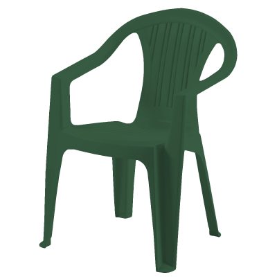 Plastic Chairs Atlantide Low Back Green