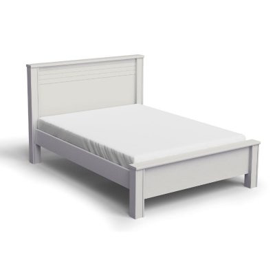 BED S819-BR 2 PLACES WHITE (140x190cm)