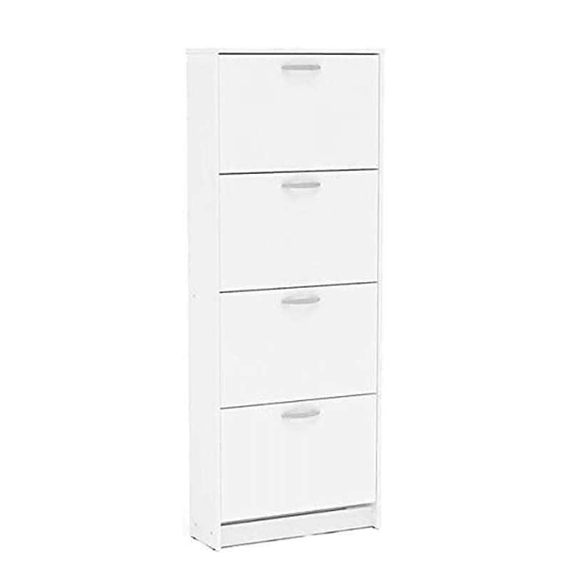 SHOE CABINET FORTALEZA 180017.0003 WHITE 4 DR (#320621)