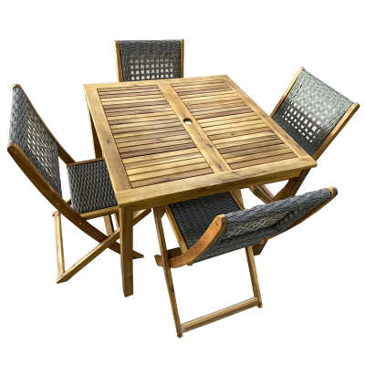 TERRAS SET ANNA TP4079 WITH SQUARE TABLE WITH 4 CHAIRS
